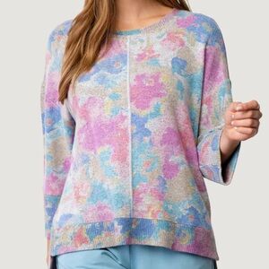 Like New Habitat Brushed Floral Top Size Large